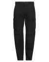 Iuter Man Pants Black Size 34 Cotton In Black