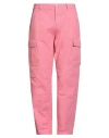 Iuter Man Pants Pink Size 34 Cotton
