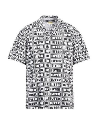 Iuter Man Shirt White Size Xxl Cotton