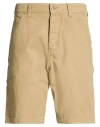 Iuter Man Shorts & Bermuda Shorts Khaki Size 29 Cotton In Neutral