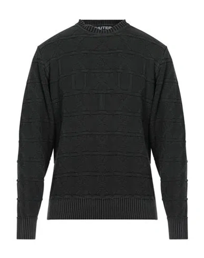 Iuter Man Sweater Steel Grey Size Xl Cotton