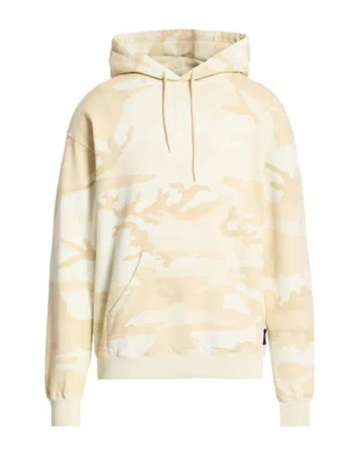 Iuter Man Sweatshirt Beige Size L Cotton In Neutral