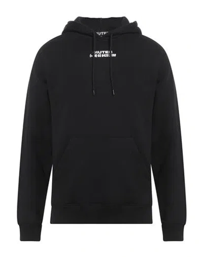 Iuter Man Sweatshirt Black Size S Cotton