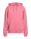 Iuter Man Sweatshirt Pink Size L Cotton In Pink