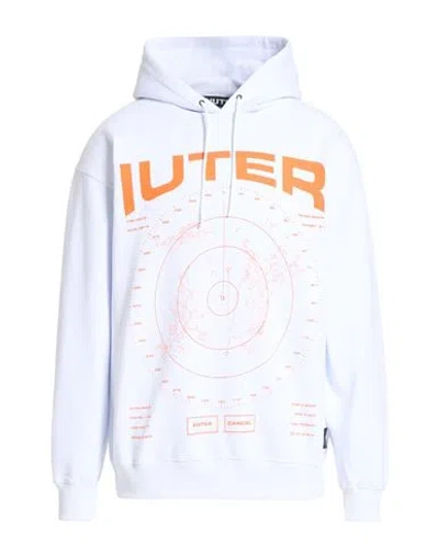 Iuter Man Sweatshirt White Size M Cotton