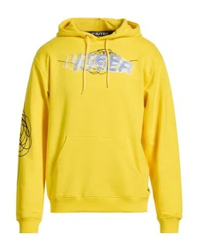 Iuter Man Sweatshirt Yellow Size M Cotton
