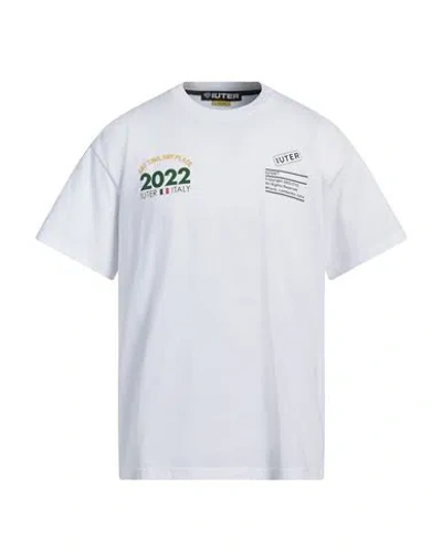 Iuter Man T-shirt White Size Xl Cotton