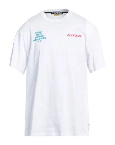 Iuter Man T-shirt White Size Xl Cotton