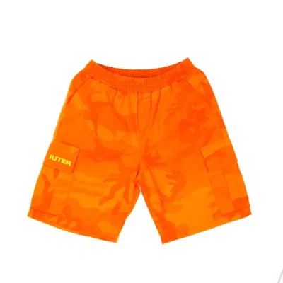 Iuter Short Men's Jogger Cargo Camo Shorts Orange