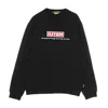 Iuter Men's Lightweight Crewneck Sweatshirt Struggle Crewneck Black In Black