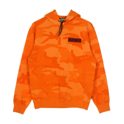 Iuter Men's Lightweight Hooded Sweatshirt Struggle Camo Hoodie Orange