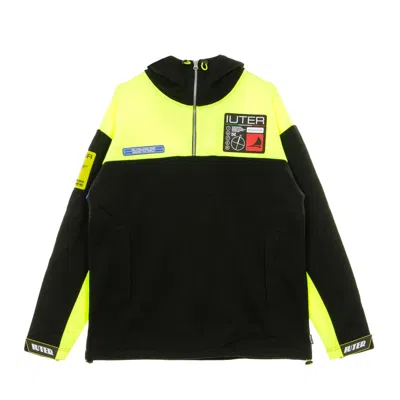 Iuter Men's Lightweight Sweatshirt With Zip Hood Challenge Hoodie Black