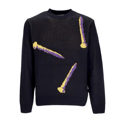 Iuter Men's Nails Jumper Black Sweater