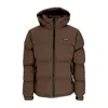 Iuter Men's Puff Jacket Brown Down Jacket In Brown