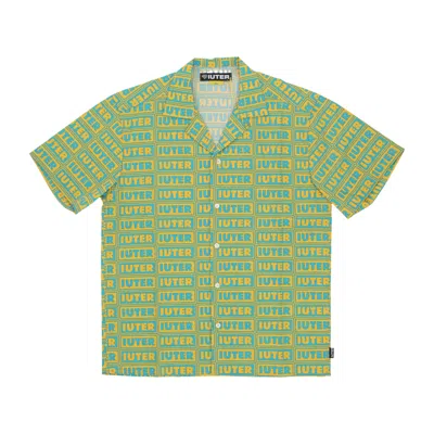 Iuter Men's Short Sleeve Shirt Panel S/s Shirt Canary