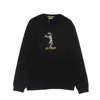 Iuter Men's Skeleton Crewneck Sweatshirt Black In Black