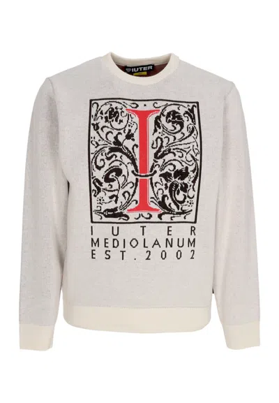 Iuter Men's Sweater Mediolanum Jumper Dusty White