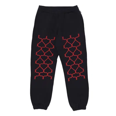 Iuter Men's Sweatpants Net Sweatpant Black
