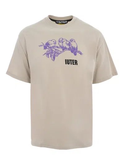 Iuter Never Alone T-shirt In Neutral