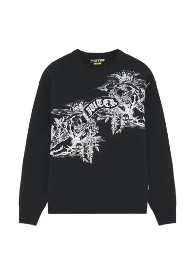 Iuter Paradise Graphic Jumper In Black