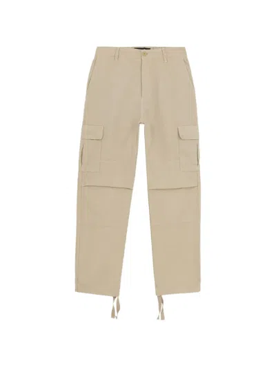 Iuter Ripstop Cotton Cargo Trousers In Neutral