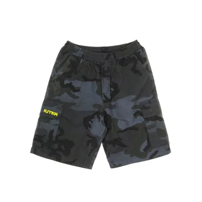 Iuter Short Men's Jogger Cargo Camo Shorts Black