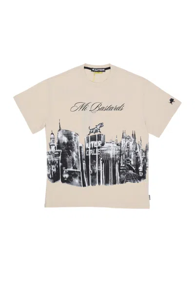 Iuter Skyline Tee X Club Dogo Dusty White Men's T-shirt