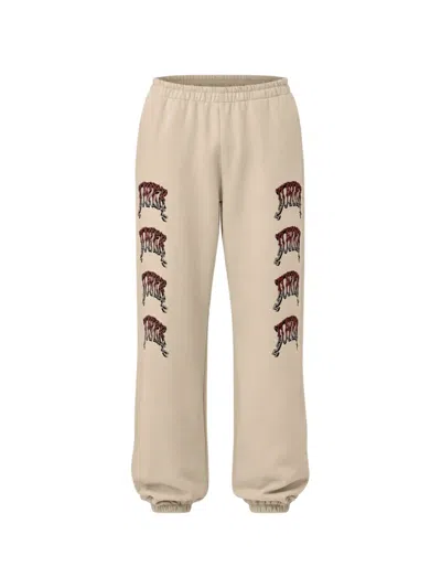 Iuter Stoner Logo-print Track Pants In Neutral