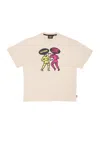 Iuter T-shirt Man We Are Fighters Tee X Leo 1947 Cream In Pink