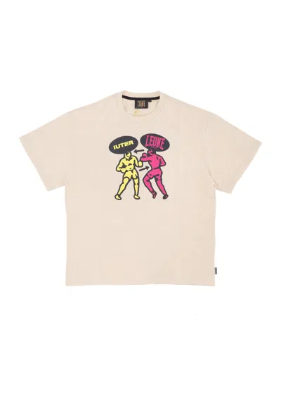 Iuter T-shirt Man We Are Fighters Tee X Leo 1947 Cream