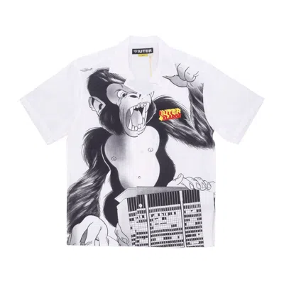 Iuter X Men's Short Sleeve Shirt Giant Shirt White