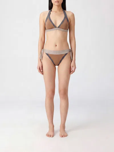 Ivam Iv.am Swimsuit Woman In Brown