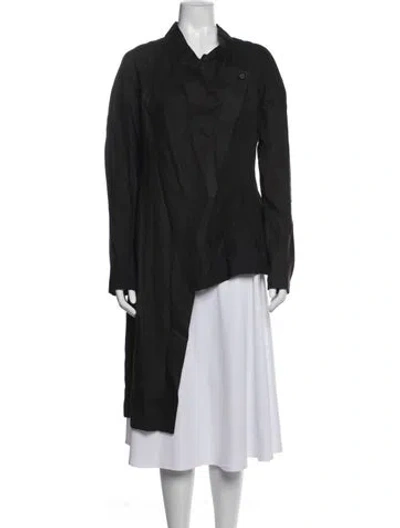 Pre-owned Ivan Grundahl Linen Jacket In Black