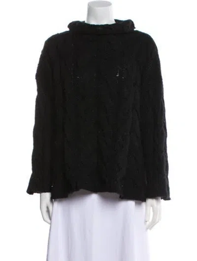 Pre-owned Ivan Grundahl Mock Neck Sweater In Blue