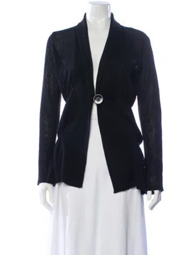 Pre-owned Ivan Grundahl Plunge Neckline Sweater In Blue