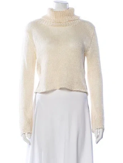 Pre-owned Ivan Grundahl Turtleneck Sweater In Neutral