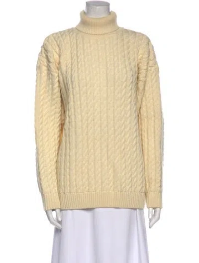 Pre-owned Ivan Grundahl Turtleneck Sweater In Yellow