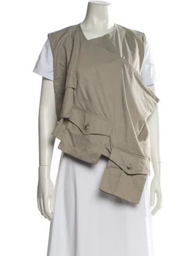 Pre-owned Ivan Grundahl Vest In Neutral