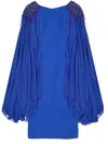 Ivan Montesi Beaded Shoulders Dress