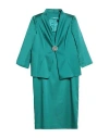 Ivan Montesi Woman Suit Emerald Green Size 16 Acetate, Polyamide, Elastane In Green