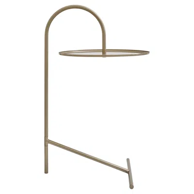 Pre-owned Ivan Voitovych Gold Side Table — Sculptural Contemperary Melt Table, Custom Ral By Oitoproducts In Brown