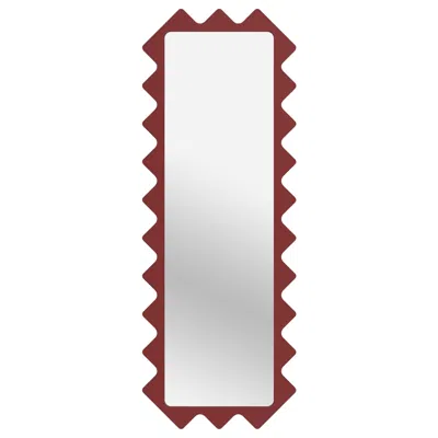 Pre-owned Ivan Voitovych Oberig 103 – Narrow Sunburst Mirror – Spiked Frame Mirror By Oitoproducts In Gray