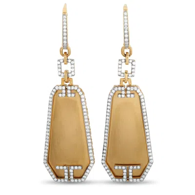 Ivanka Trump 18k Yellow Gold 2.0ct Diamond Dangle Earrings It08-103025