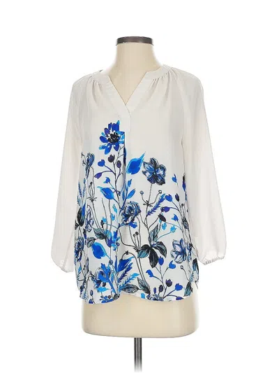 Pre-owned Ivanka Trump 3/4 Sleeve Blouse