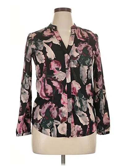 Pre-owned Ivanka Trump 3/4 Sleeve Blouse In Black