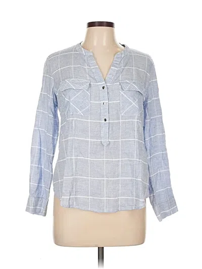 Pre-owned Ivanka Trump 3/4 Sleeve Blouse In Gray