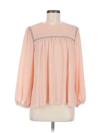 Pre-owned Ivanka Trump 3/4 Sleeve Blouse In Pink