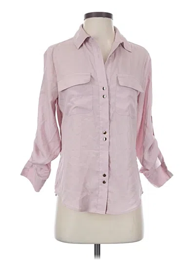 Pre-owned Ivanka Trump 3/4 Sleeve Blouse In Pink
