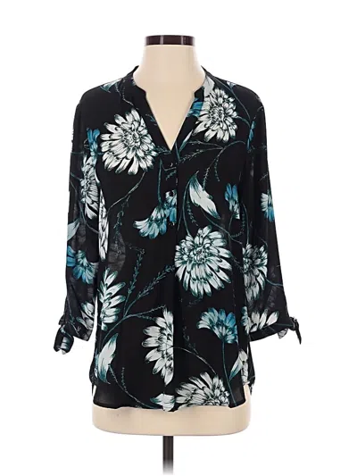 Pre-owned Ivanka Trump 3/4 Sleeve Blouse In Teal