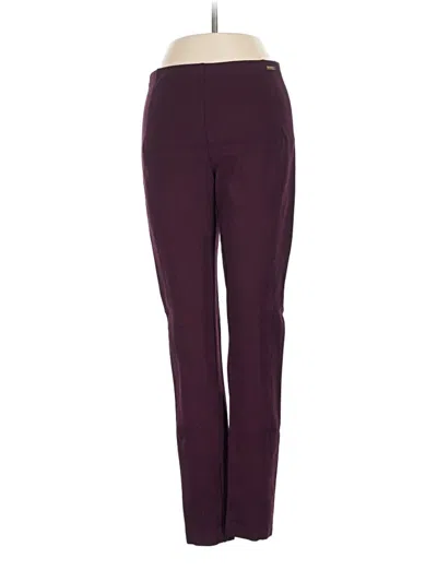 Pre-owned Ivanka Trump Active Pants In Burgundy